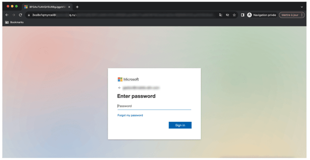 Nouvelle attaque de phishing : fausse page d’authentification de Microsoft 365 détectée par Vade