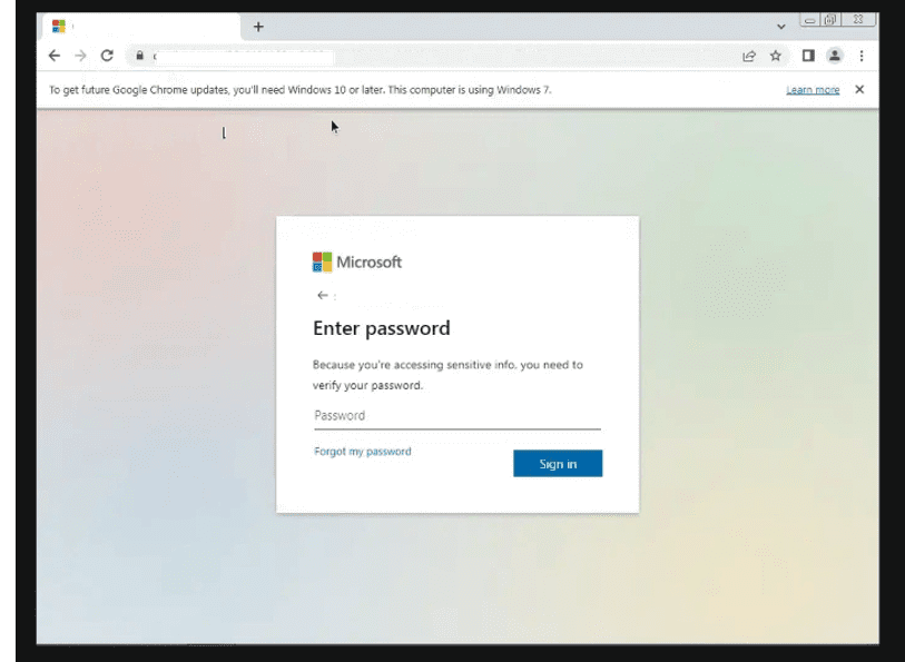 Spear phishing vs phishing – Microsoft 365 destination phishing page
