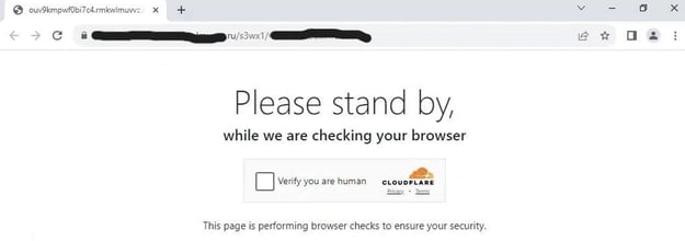 Contrôle de sécurité Cloudflare