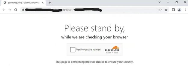Cloudflareのセキュリティチェック