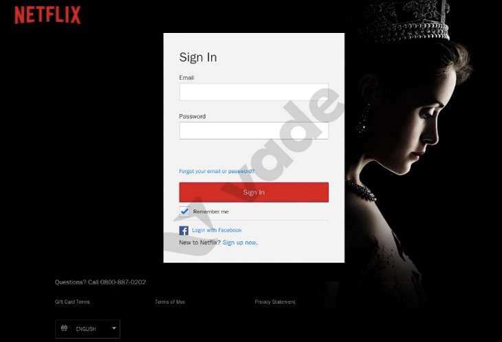 Phishing – Netflix phishing page detected by Vade