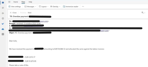 Attaque de la supply-chain : email de spear-phishing utilisé au cours d’une attaque de la supply-chain