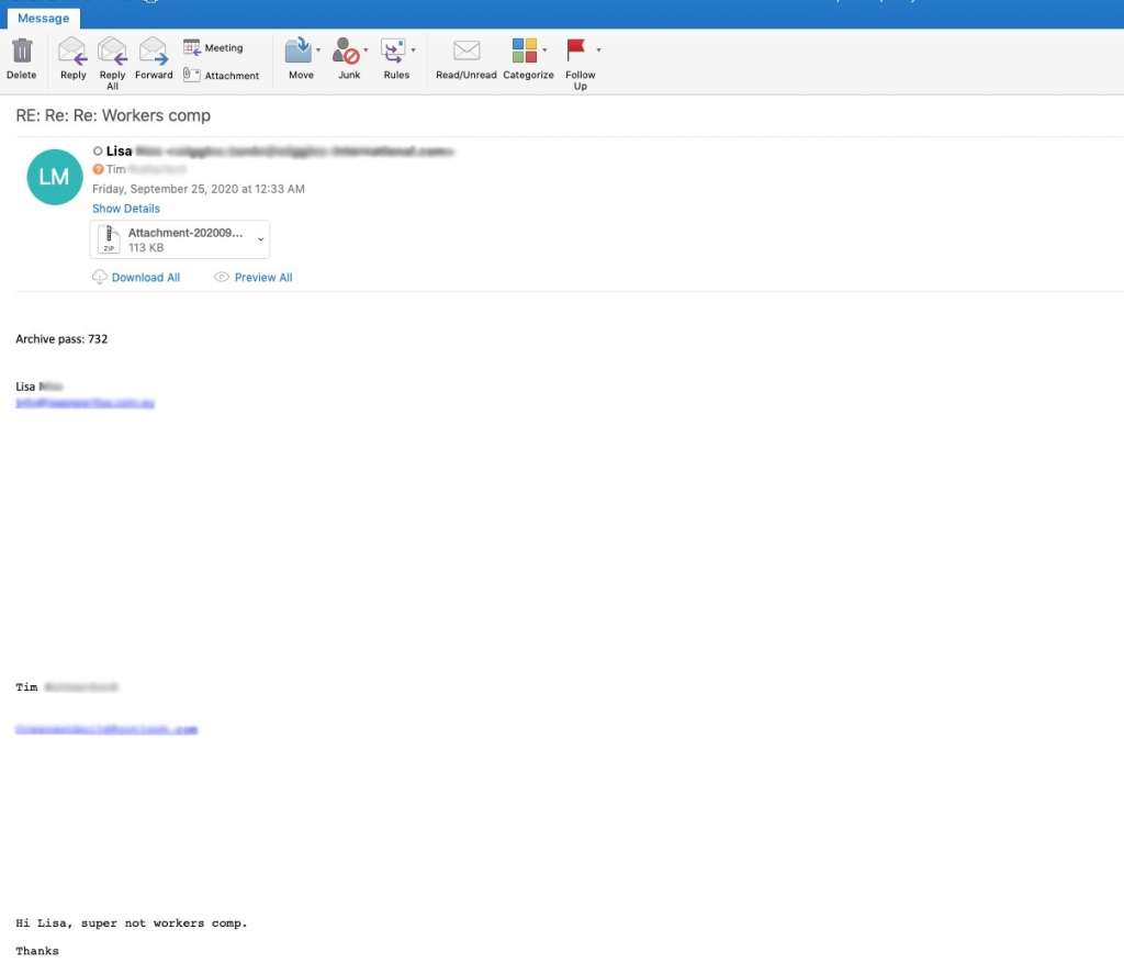 Recent Emotet activity and techniques