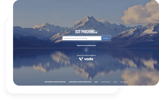 Vade - IsItPhishing